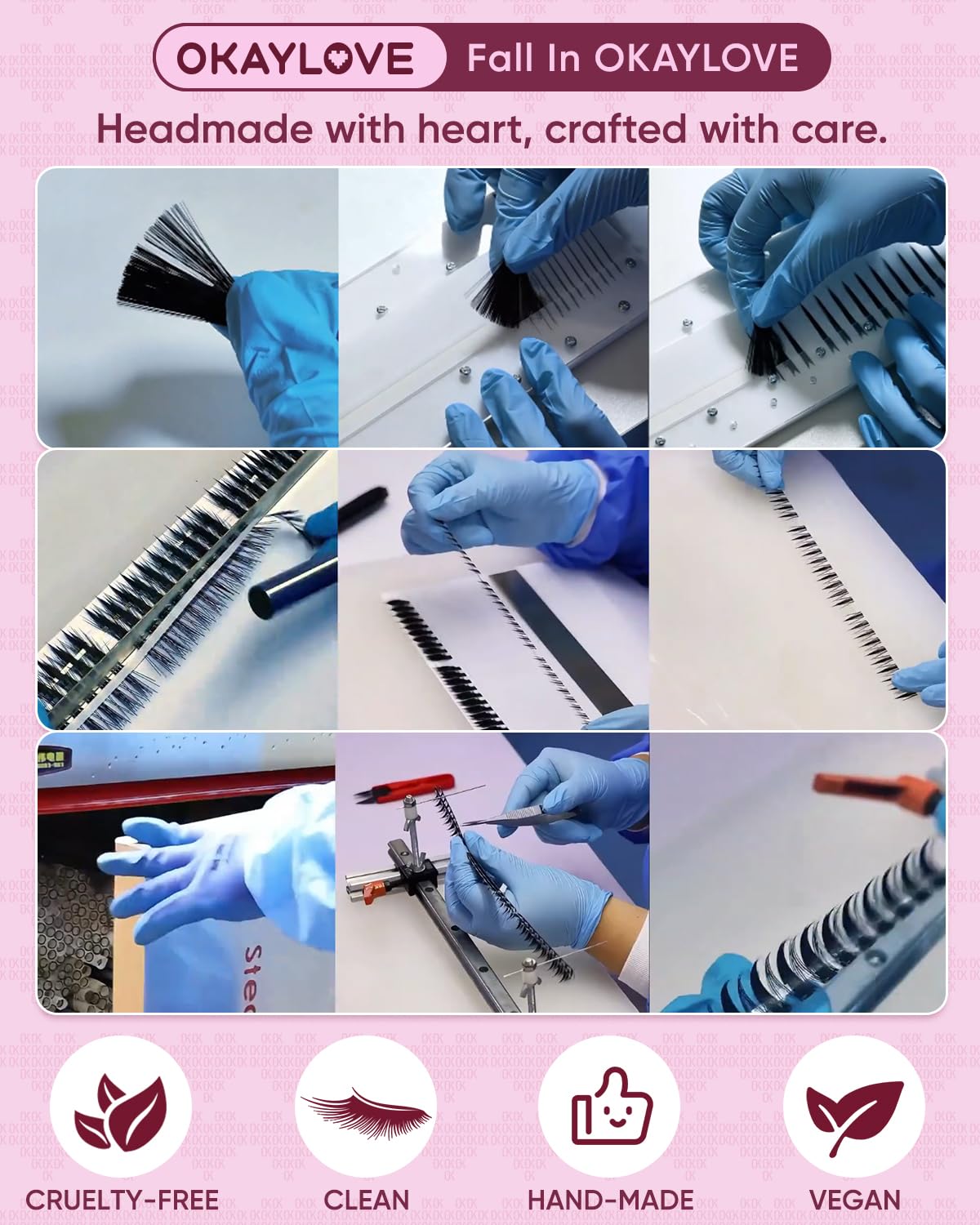 OKAYLOVE Anime Lashes Clusters Kit, Vixen 10-18mm Manga Cluster Eyelash Extensions Kit, 120pcs Fairy Wipsy Lash Clear Band Natural Eyelashes with Bond and Seal, Remover, Tweezers