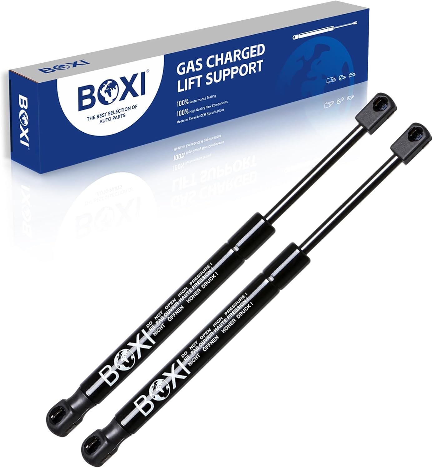 BOXI 2 Pcs Hood Lift Supports Struts Shocks Spring Dampers for Cadillac XLR 2004-2009 Hood 6241,10446862