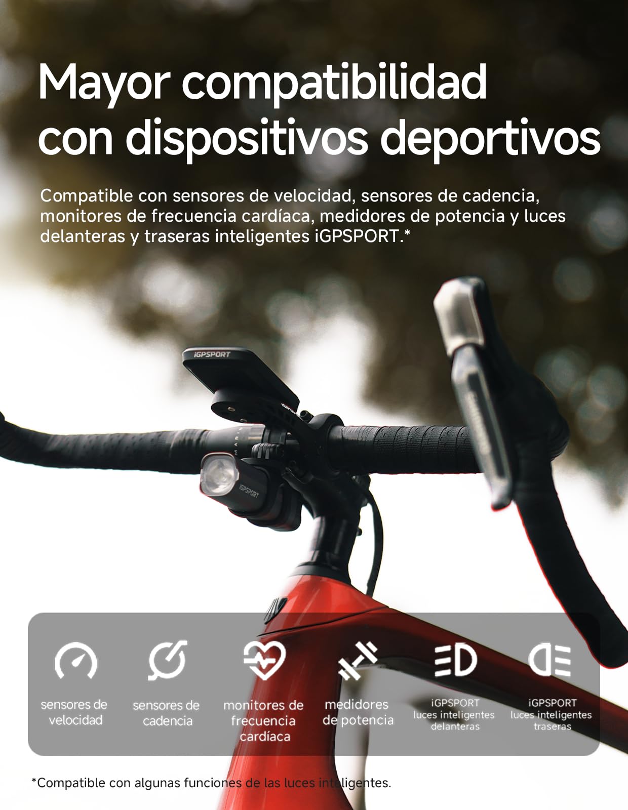 iGPSPORT BSC100MAX GPS Bicicleta, Pantalla 3" Grande, Inicio/Pausa Automático, 40h Autonomía, Datos Personalizables, Impermeable IPX7