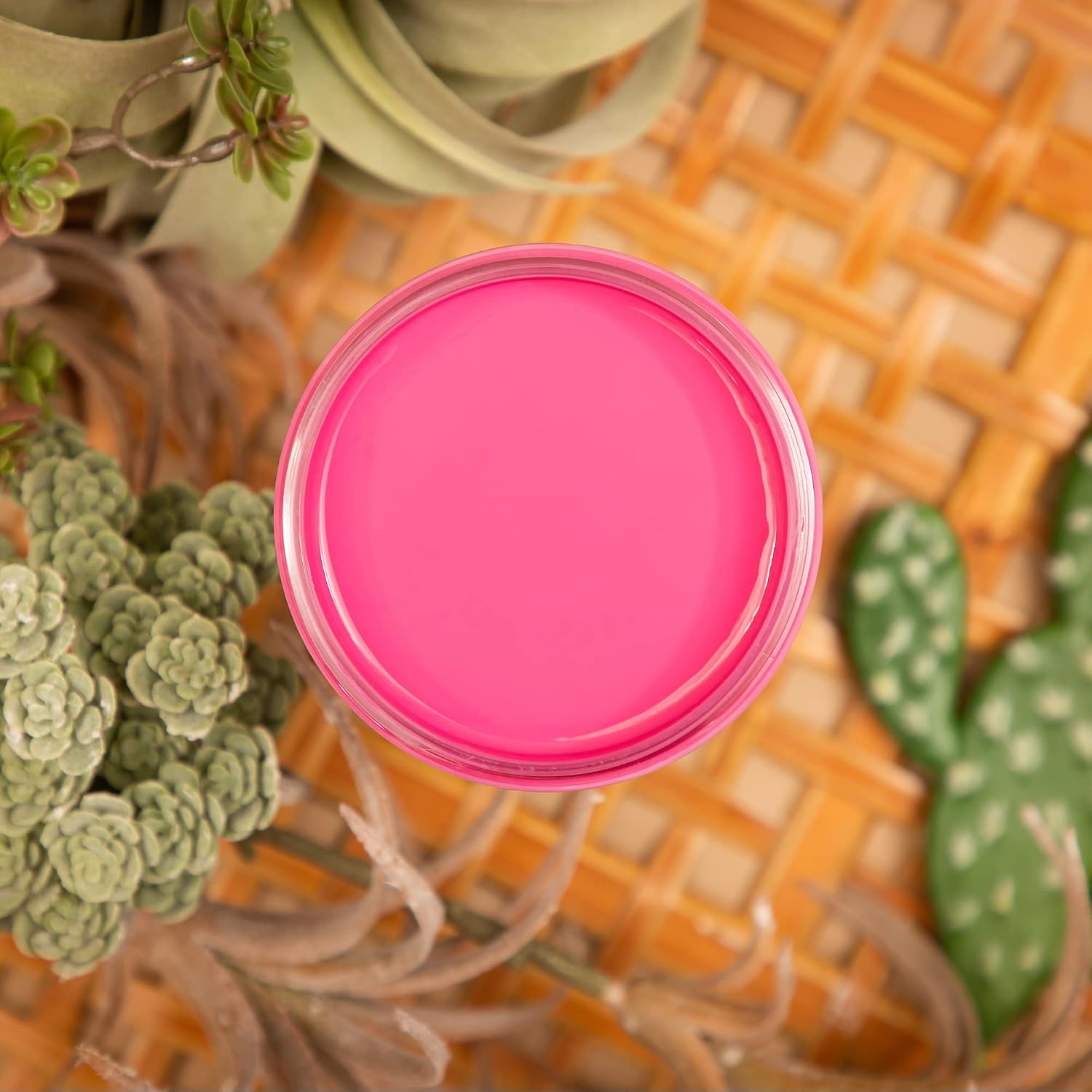 Dixie Belle Silk All-in-One Mineral Paint - Prickly Pear (4oz) - Deep Cool Pink Water Based Built-In Primer + Topcoat for Wood + Metal - Durable Furniture Paint - Low Reflective Finish
