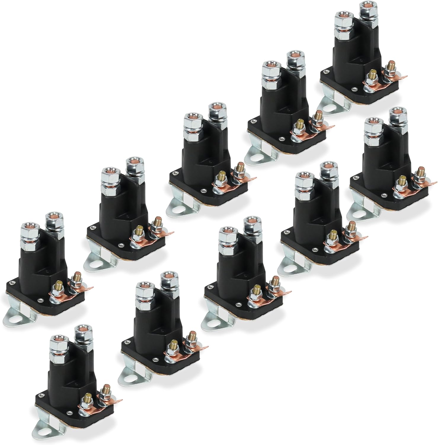 The ROP Shop (Pack of 10) Starter Relay for Ariens AR 03551000, 04507100 & Grasshopper 184251