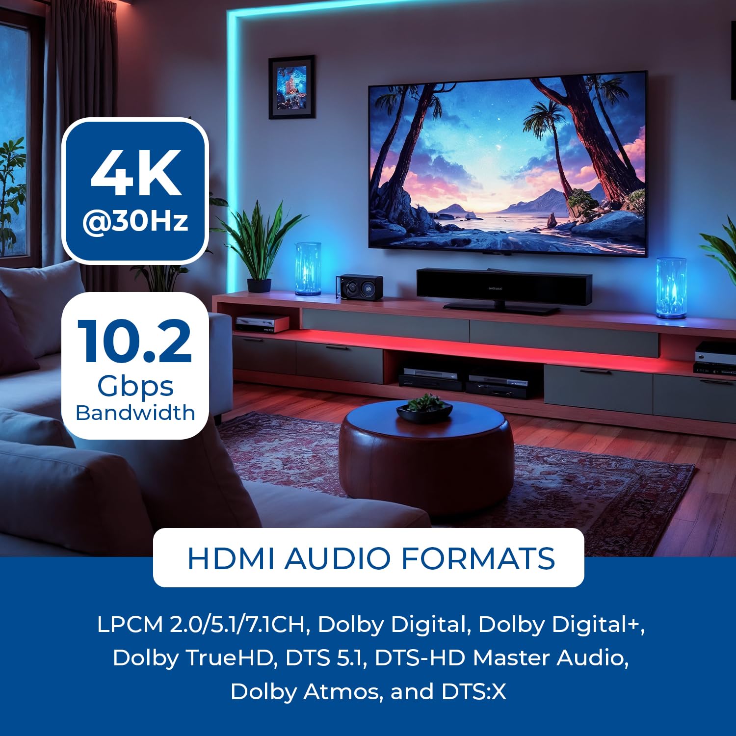 OREI Conmutador de matriz HDMI 4K de 8 x 16, (8 entradas, 16 salidas) con control remoto, soporta UltraHD 4K a 30Hz 4:2:0, WebGui, RS-232, HDMI 1.4, HDCP 2.2, 3D, 1080p, 18 GBPS - EDID (HDS-816)