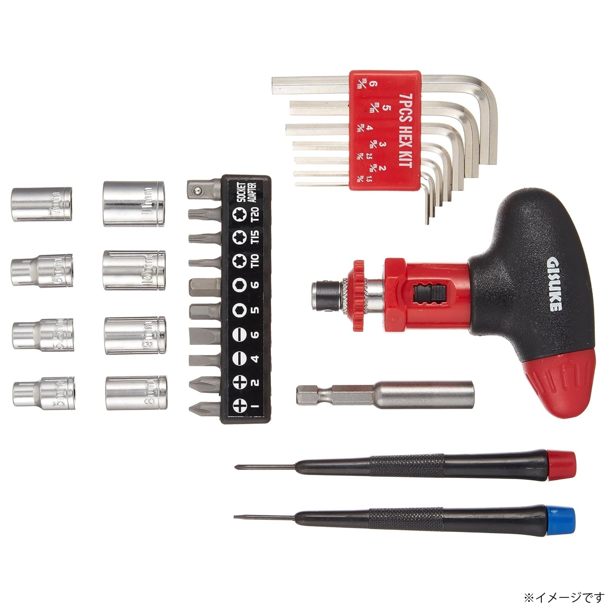 Amazon.co.jp: 高儀(Takagi) GISUKE コンパクトツールセット 29PCS T型