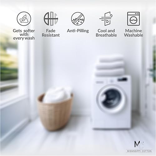 Miniatura 6 de Sábana bajera ajustable tamaño King de 18 pulgadas, con bolsillo extra profundo de algodón egipcio, elástica alrededor de 800 hilos, refrescante,