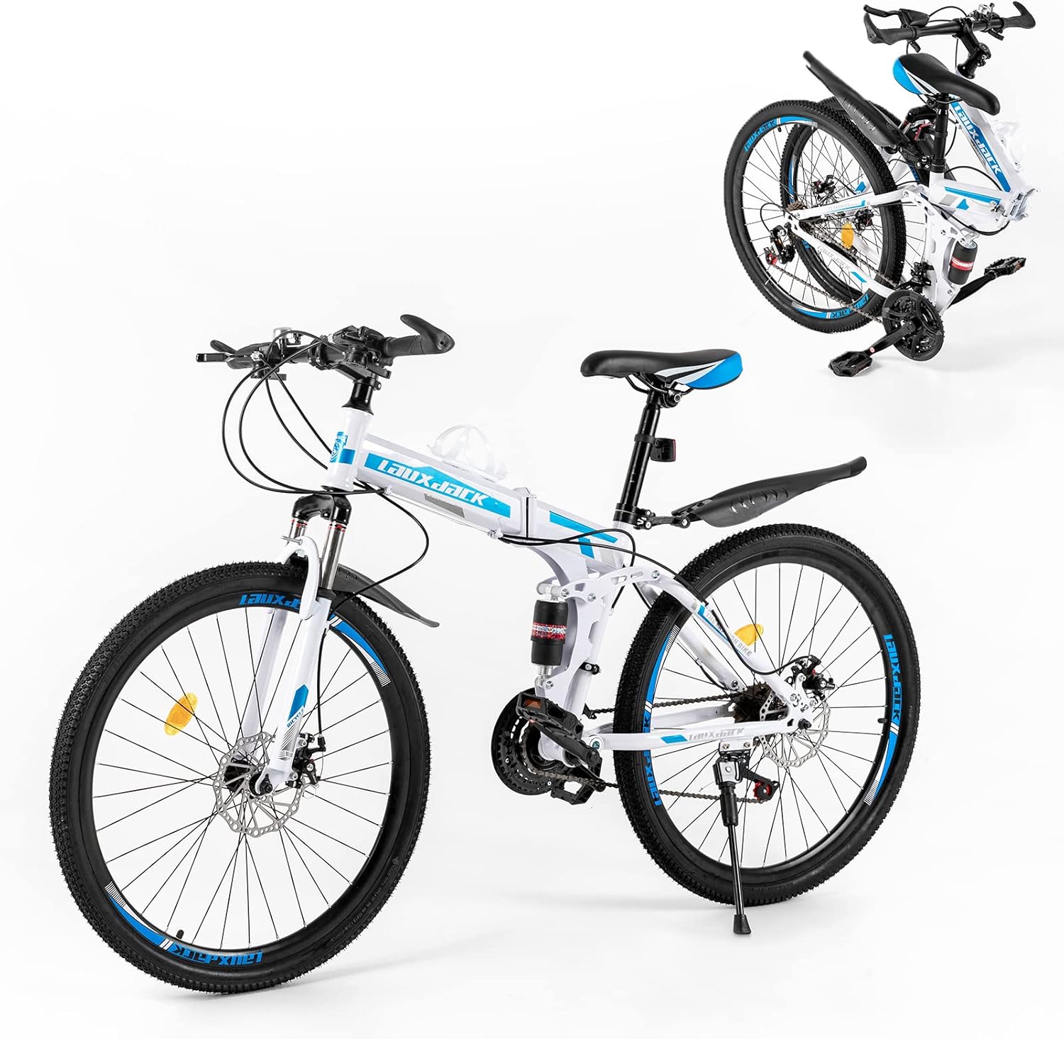 Mountain Bike,26 Inch Folding Bike with Double Shock