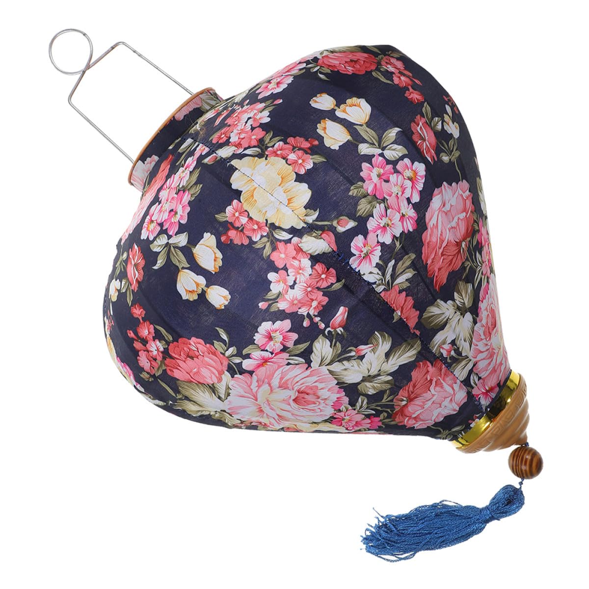 Lanterne chinoise pour fete de printemps deco suspendue exterieure en tissu rigide
