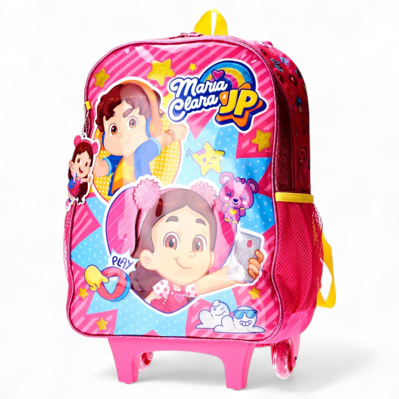 Mochila de Rodinhas Infantil Maria Clara e JP, Rosa-chiclete, 17 Litros em promoção! Veja a oferta e mais achadinhos de Mochilas escolares 3 Hoje é o melhor dia para comprar Mochila de Rodinhas Infantil Maria Clara e JP, Rosa-chiclete, 17 Litros com aquele preço maroto! Promoção! Aproveite a oferta! 3