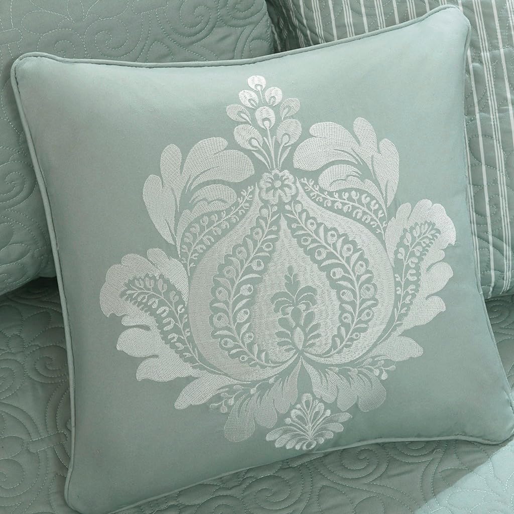 6 Pcs Reversible Daybed Cover Set Seafoam Daybed