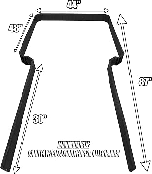 Ultimate Wrestling Ring Barricade Playset for Wrestling Action Figures | Build a Full Wrestling Figure Arena with an Adjustable 87 x 44 Inch Barricade and Entrance Pathway