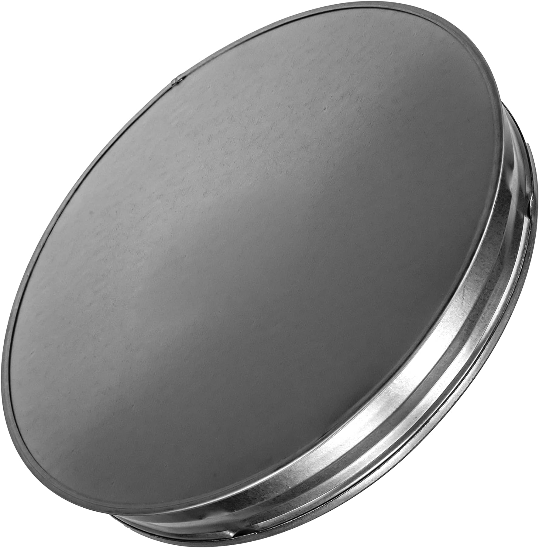 10” Inch Duct End Cap - Galvanized Steel Round Vent Cover for Outdoor and Indoor Use – Pipe Cover – Steel Plug for Dryer Ducts and Pipes – End Cap for HVAC Systems