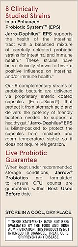 Miniatura 10 de Jarro-Dophilus EPS, 25 mil millones de células por cápsula, para el sistema inmune y la salud intestinal, 30 cápsulas vegetarianas, JEPSHP,