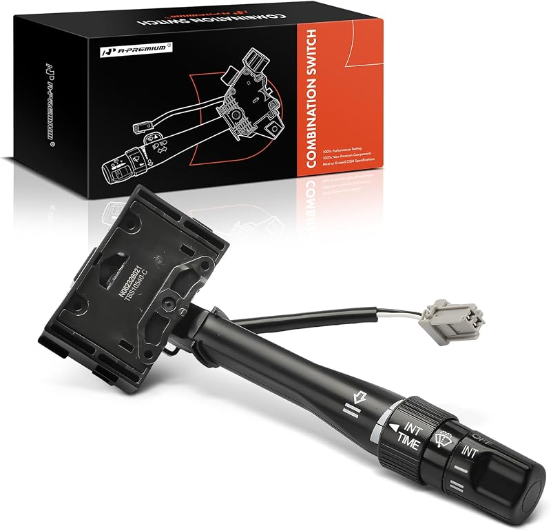 Alavanca do interruptor do limpador e lavador do para-brisa dianteiro A-Premium para Honda Accord – 12 V