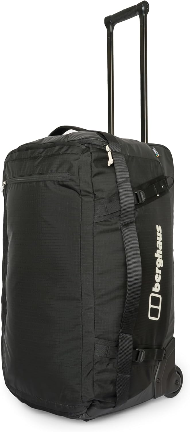 Berghaus Adult Unisex Xodus Wheeled 100 Holdall, Jet Black, ONESZ