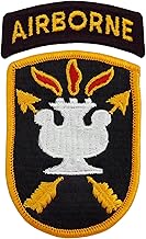 John. F. Kennedy JFK Special Warfare with Airborne TAB AGSU Full Color Patch (Military Issued)-Veteran Owned Business