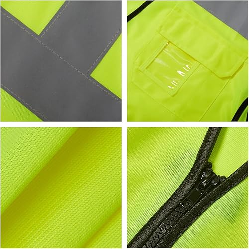 Miniatura 5 de caparazon Surveyor Type R Class 2 Safety Vest with Multifunctional Pockets and Zipper