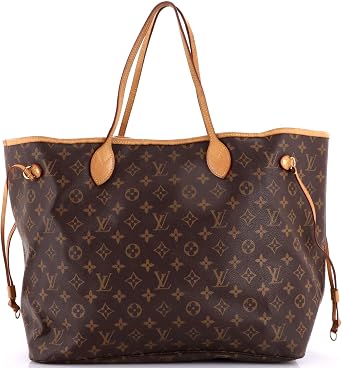 Pre-Loved Neverfull Tote Monogram Canvas GM, Brown