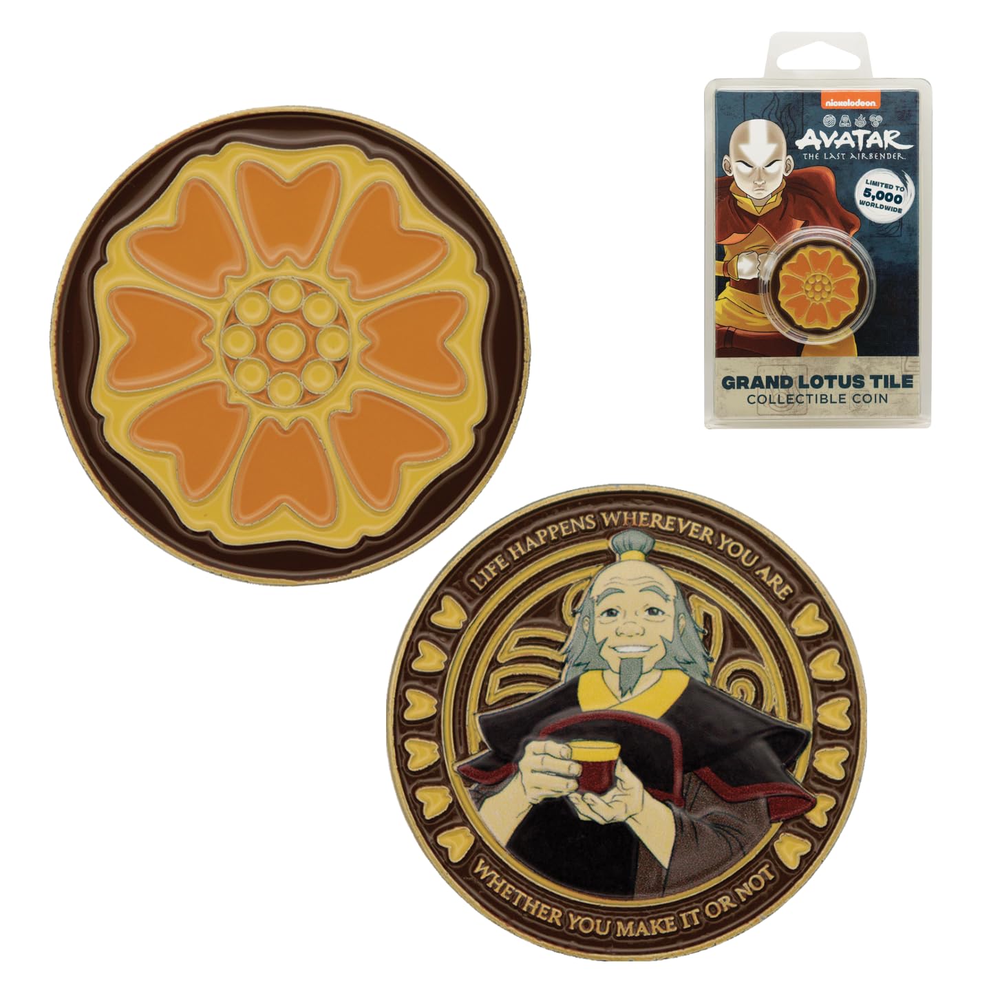 FaNaTtik Avatar: The Last Airbender White Lotus Collectible Coin, Limited Edition 5000, Individually Numbered
