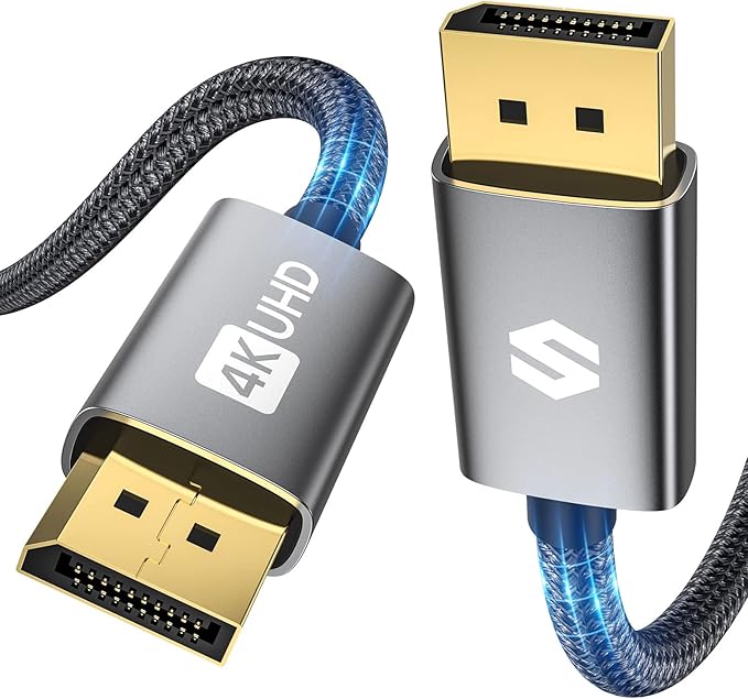 Cavo DisplayPort 2.1 Da 1m - Supporto 16K@60Hz, 8K@120Hz, 4K@240Hz Per Gaming - Foto 4