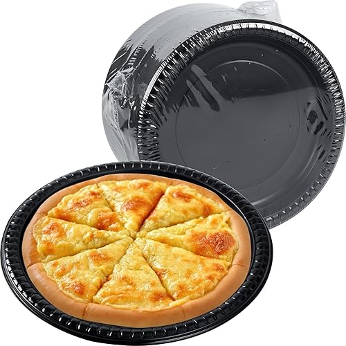 Miniatura 7 de EKOSAVOR Platos de plástico, 3 compartimentos, paquete de 150 platos reutilizables sin BPA, platos resistentes irrompibles, platos para fiestas,