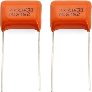 Musiclily Pro NISSEI 日精 Orange コンデンサー 金属化ポリプロピレンCBBフィルム 0.047uF 5% 630V 2個