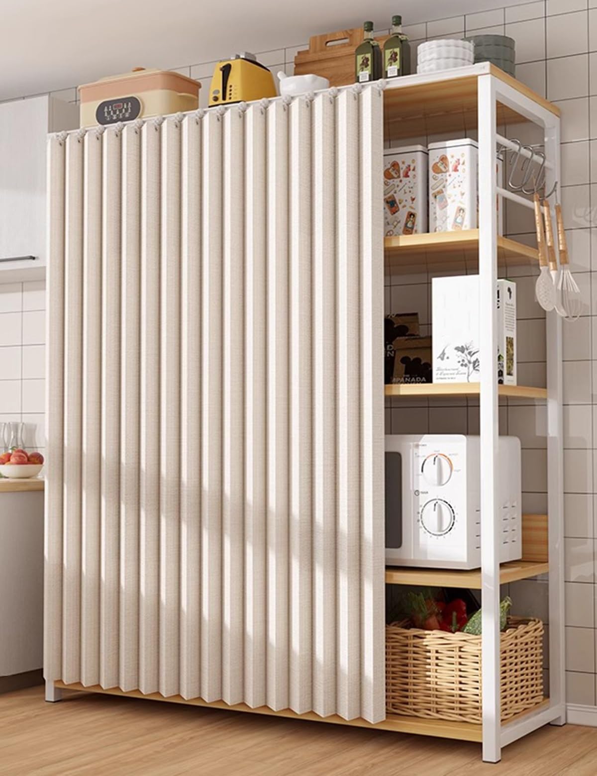 Housse de rangement pliable étanche protégeant vos armoires de la poussière