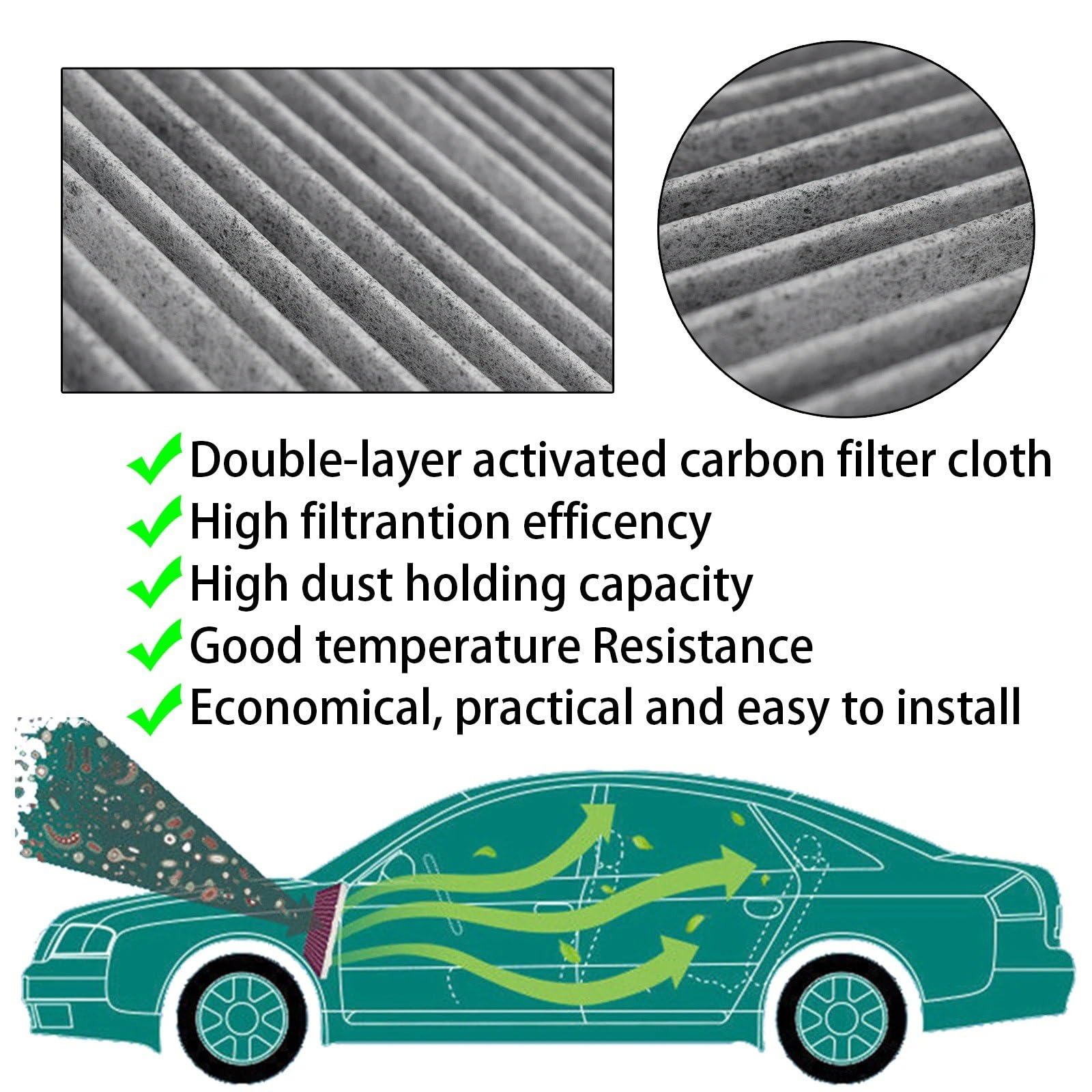 Filtri Aria Per Auto Per Toyota Per Hilux | Filtro aria abitacolo antipolline per auto OE: 87139-58010 87139-YZZ37