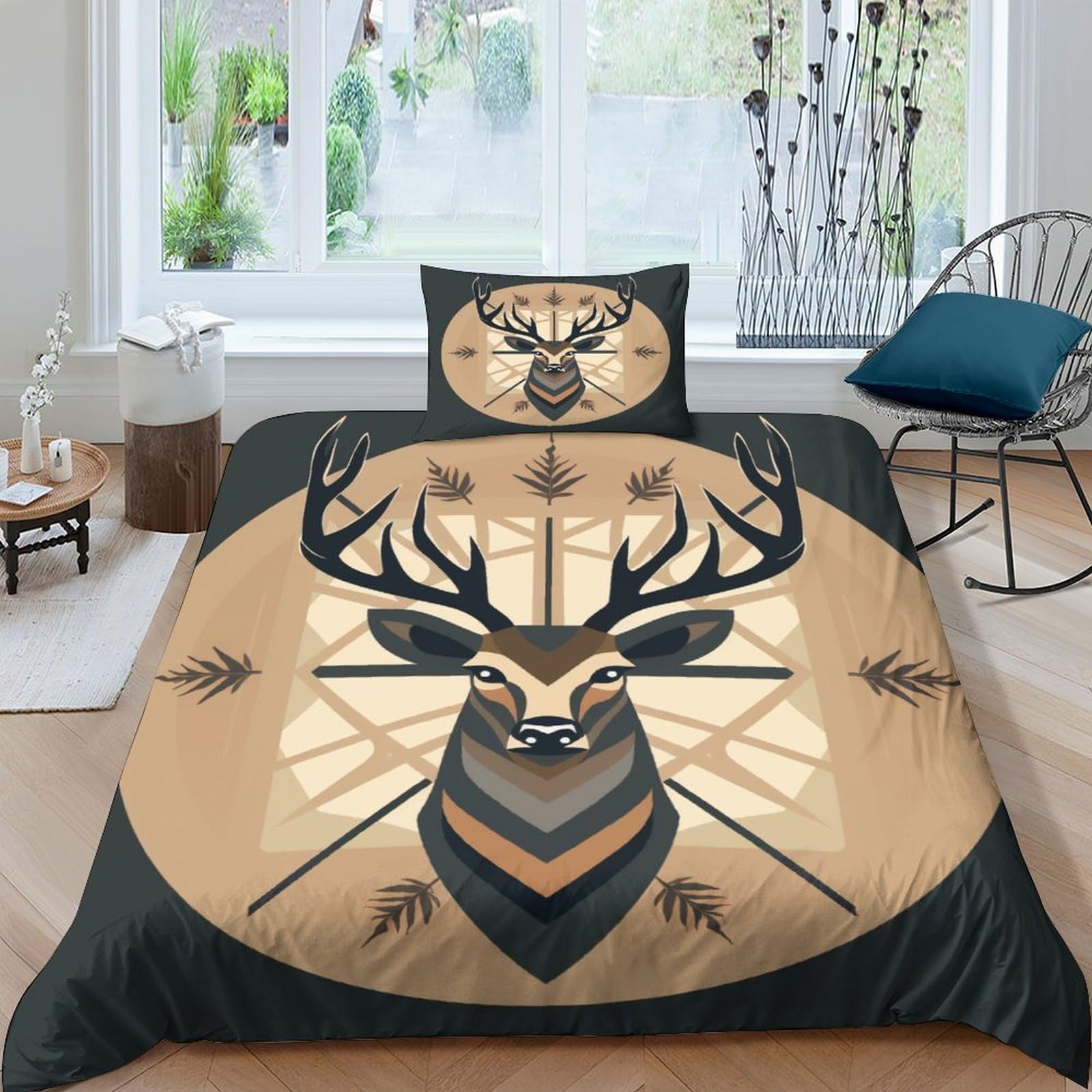 Housses de couettes cerf 3D pour transformer la chambre des enfants et des adultes