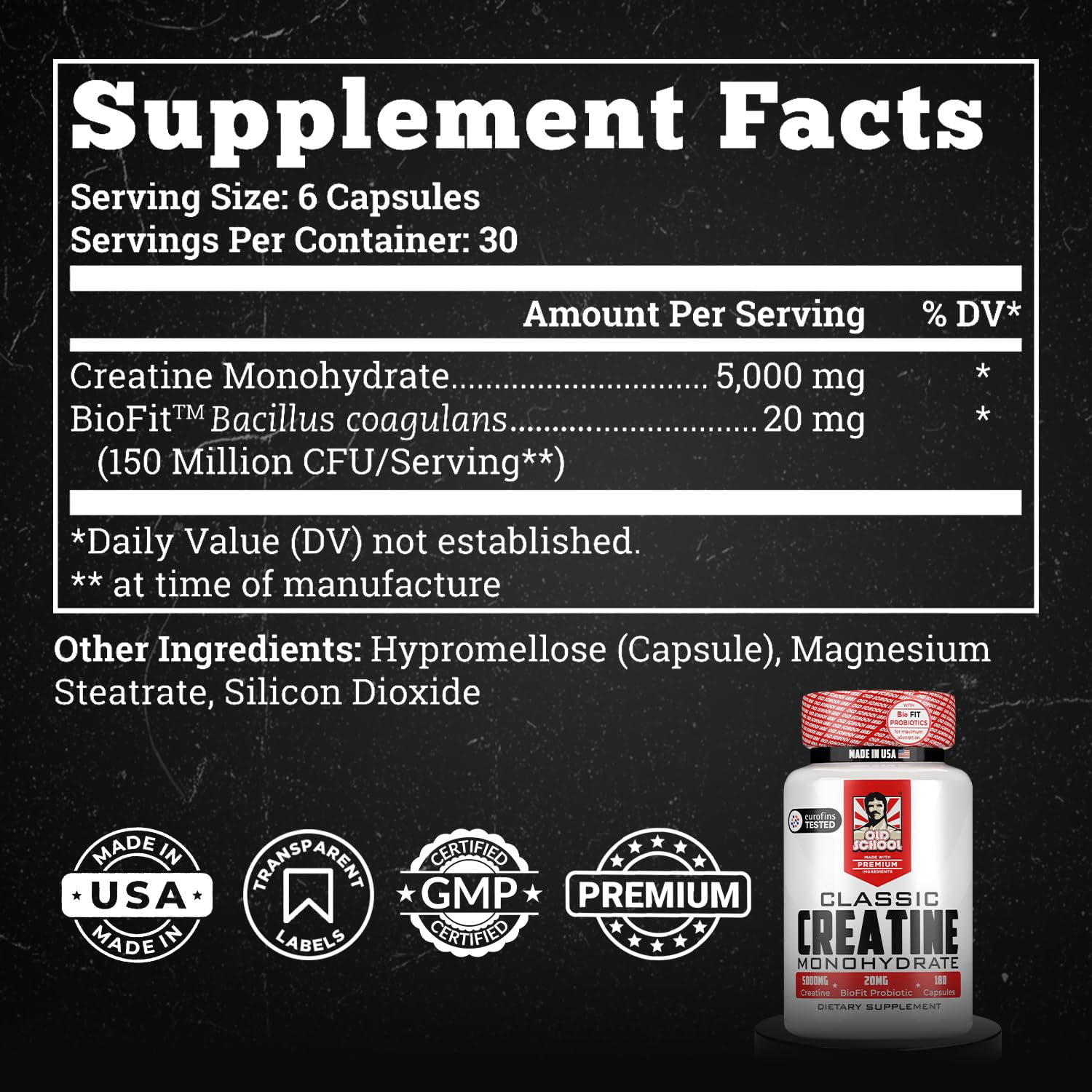 Old School Labs 5000mg Micronized Creatine Monohydrate for Muscle Growth — Amazon image 9