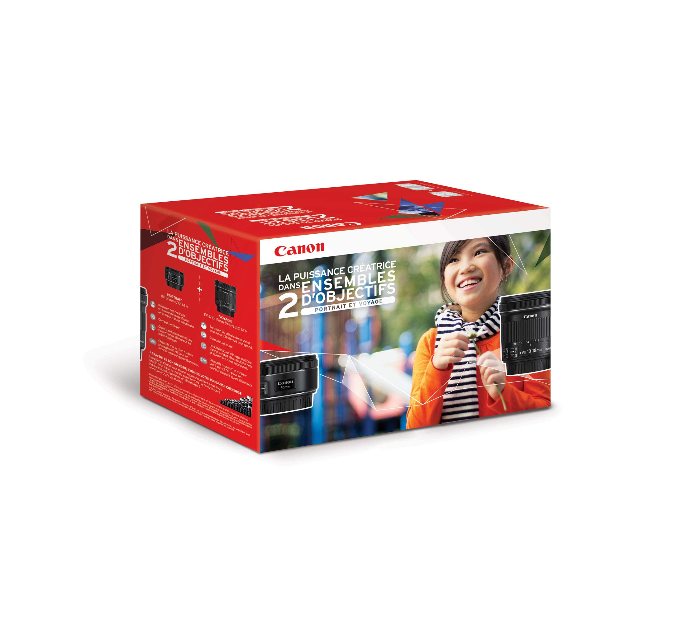 新品！Canon EF 50mm f/1.8 STM レンズ Amazon.co.jp: Canon EF 50mm f/1.8 STM + EF-S10-18 STM レンズキット