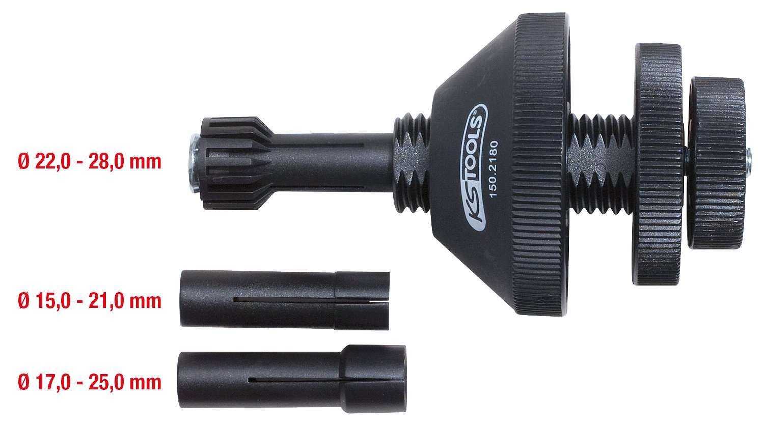 KS Tools 150.2180 Uniwers. trzpien do centrowania tarczy sprzegla, Ø 15,0 - 28,0 mm