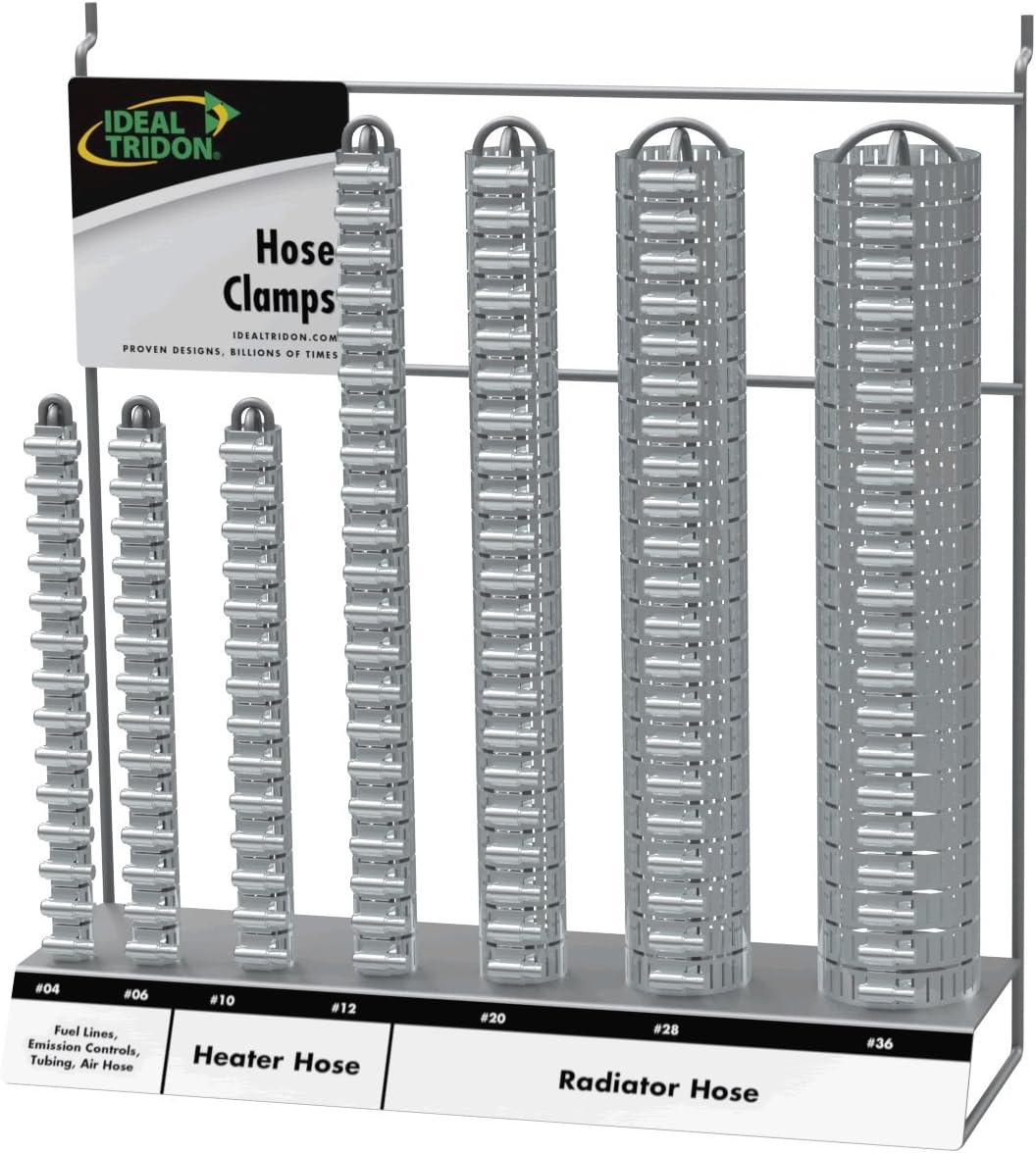 Ideal-Tridon 999030570051 57 Series 130-Piece Industrial/Automotive Hose Clamp Assortment with Display