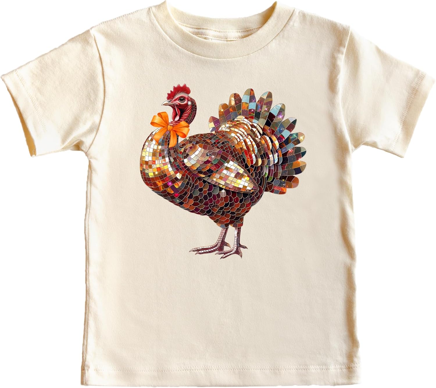 Thanksgiving Disco Turkey Shirt for Babies, Toddlers, and Kids Turkey Shirt for Fall Season