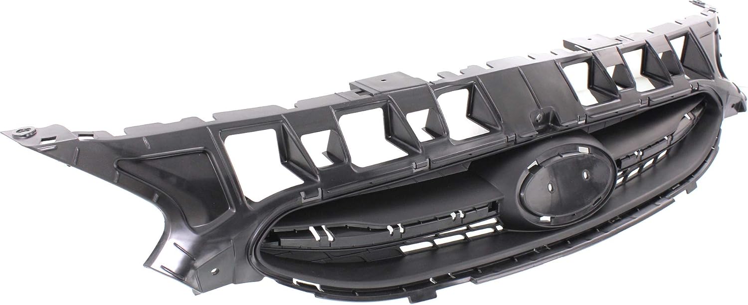 Garage-Pro Grille Assembly for HYUNDAI ACCENT 15-17 Textured Hatchback/Sedan