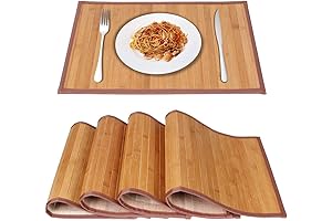 Bamboo Placemats for Sophisticated Dining