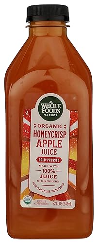 WHOLE FOODS MARKET Jugo de manzana Honeycrisp orgánico, 32 FZ