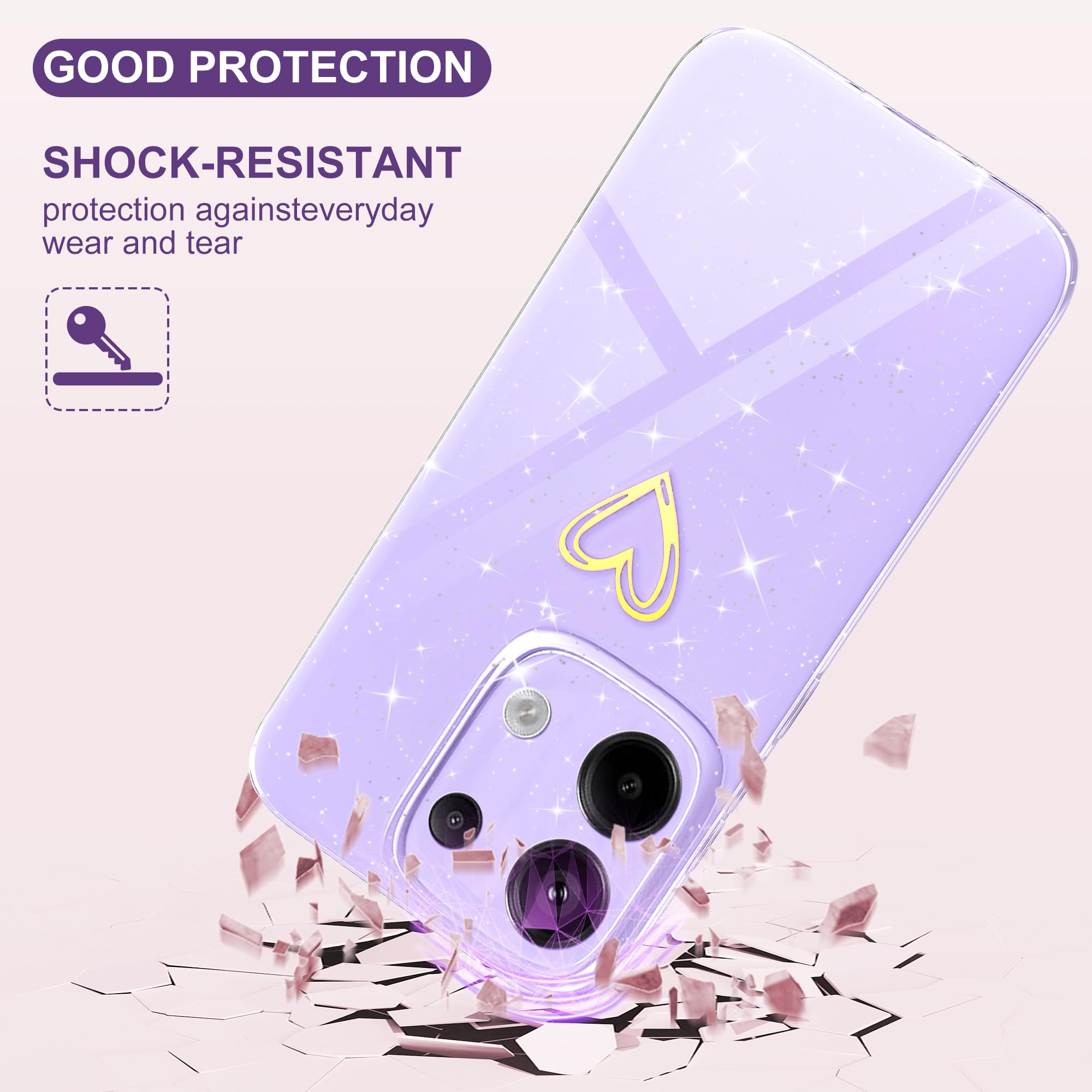 Custodia Per Xiaomi Redmi Note 13 5G - Cover Con Cavalletto E Brillantini - Morbida E Protettiva - Foto 5