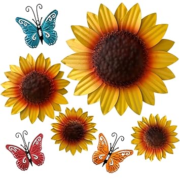 INNOBOUTIQUE Metal Flowers Wall Decor