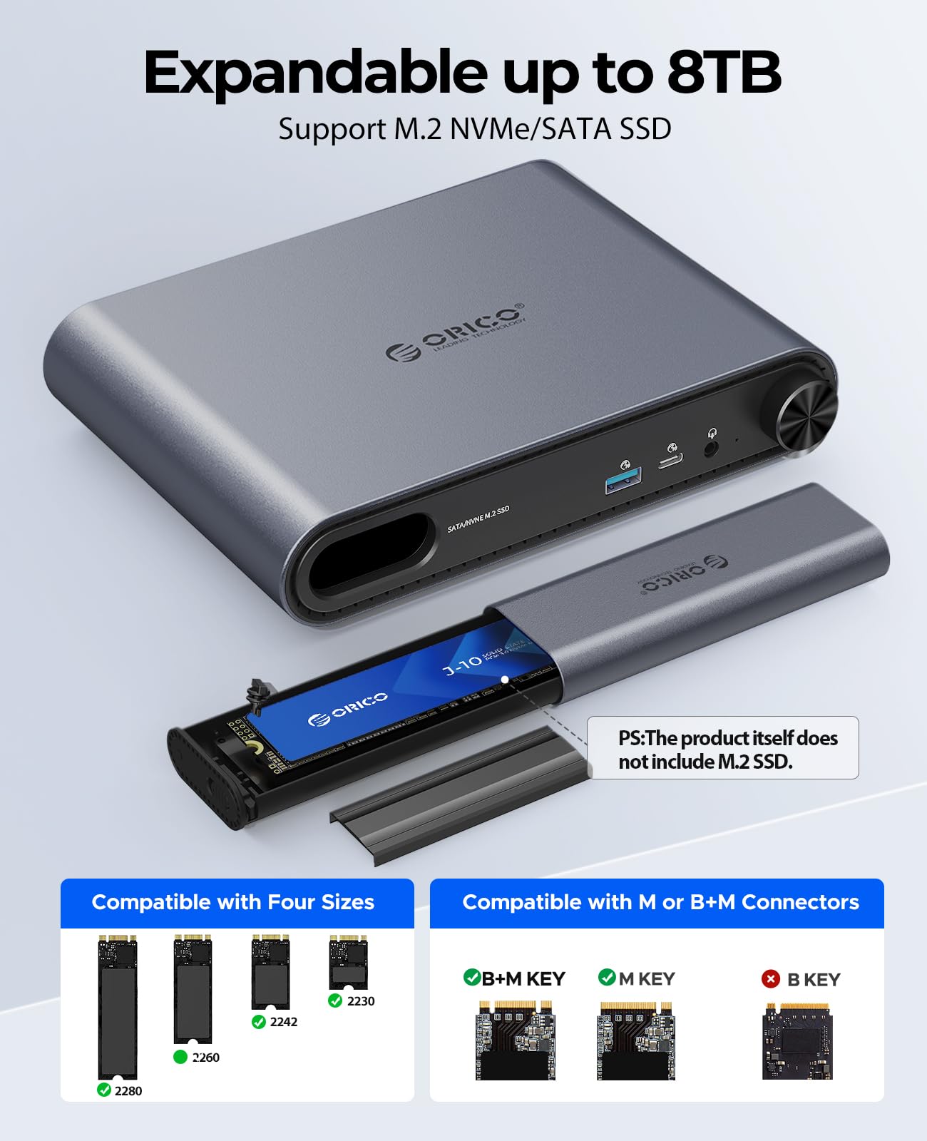 ORICO 10-in-1 ドッキングステーション （ファン内蔵/8TB対応） Amazon | ORICO 10-IN-1 M.2 ドッキングステーション 10Gbps M.2 SSD外