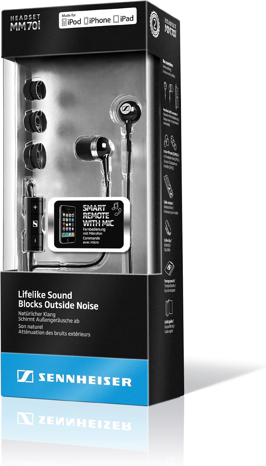 Sennheiser MM 70i In-Ear Headset (Black)