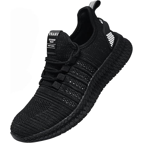 Men's Running Shoes - Lightweight Athletic Sneakers with Breathable Mesh, Non-Slip Sole for Gym, Walking, and Daily Wear - Available in Sizes 14-18