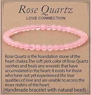 Handmade Natural Gemstone Stretch Elastic Bracelet Healing Crystal Round Stone Beads Jewelry Gifts for Women Men