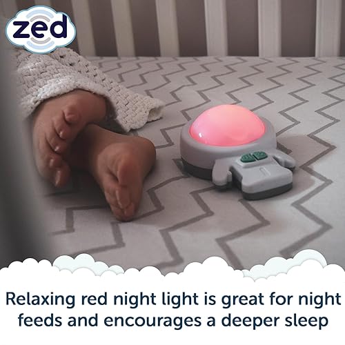 Miniatura 4 de Zed by Rockit - Ayuda para dormir para bebés ayuda a tu bebé a dormir, 6 modos de vibración y luz roja relajante, colócalo en cualquier colchón,