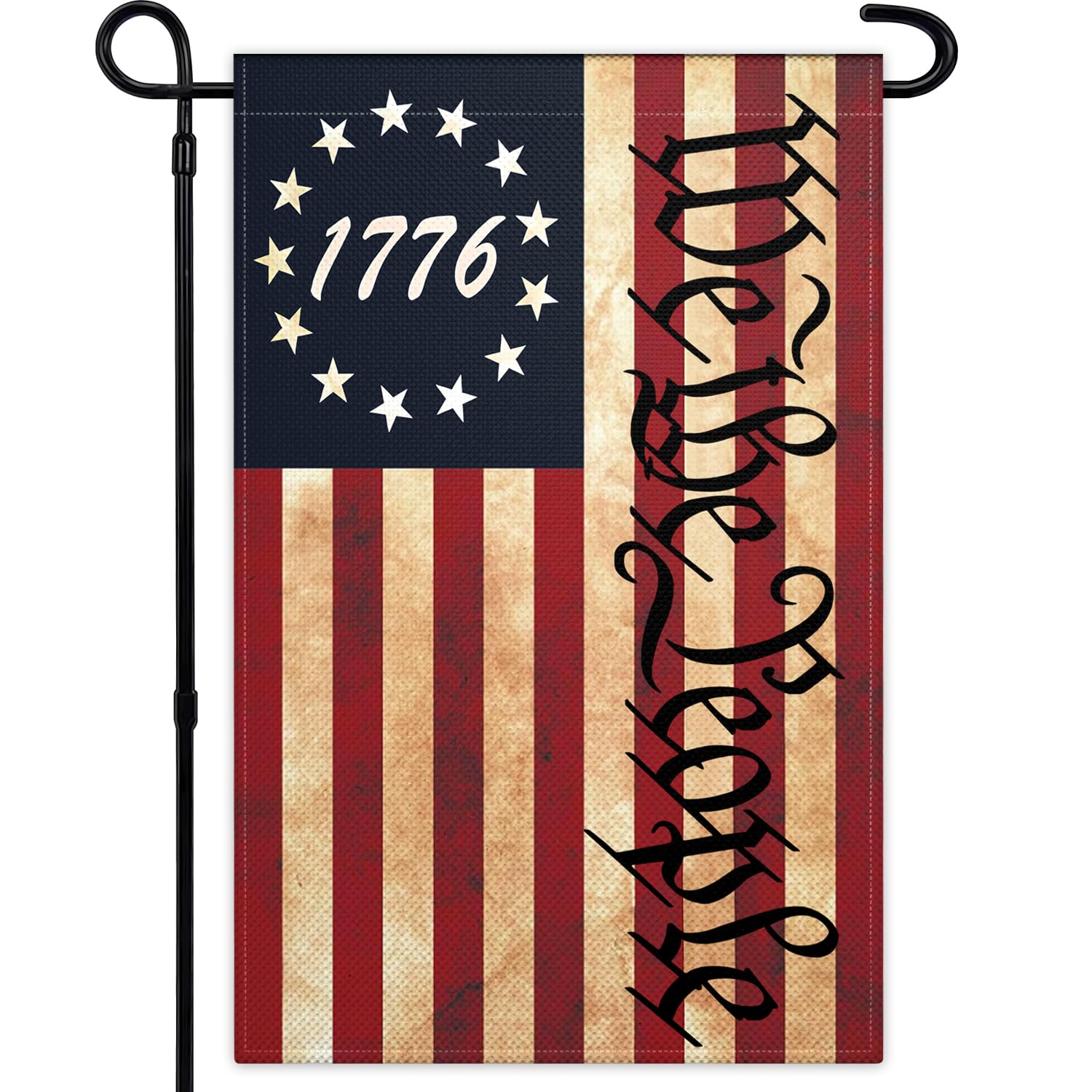 Amazon.com : We The People Garden Flag 12x18 Double Sided 1776