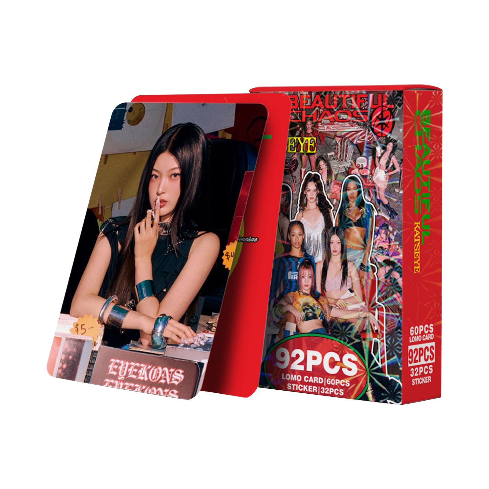92pcs KATSEYE Merch KATSEYE Photocards Novel Album Lomo Cards Set Mini Merch Photocards Set Girls Gift for Fans A05