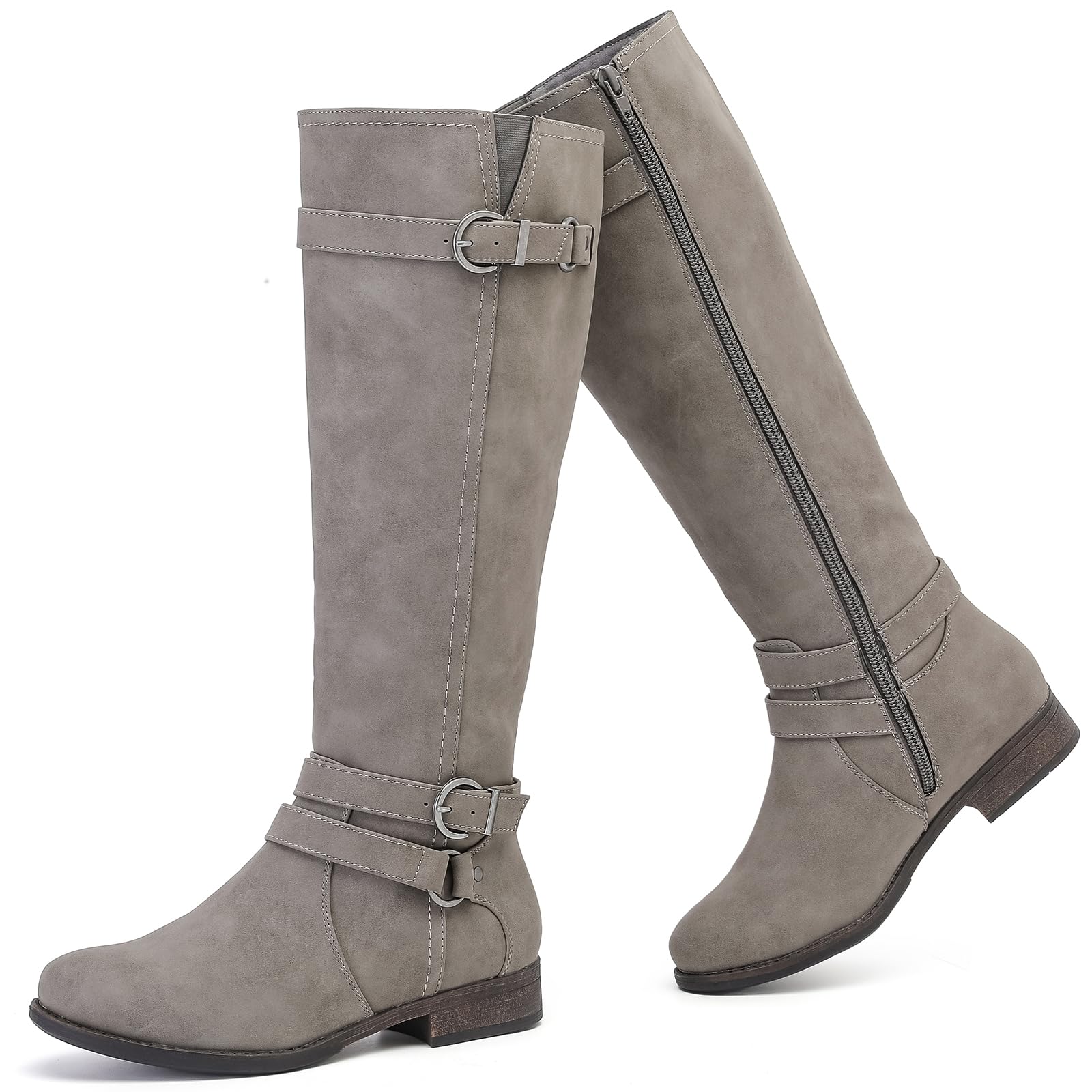 Ruiee Women's Knee High Boots Tall Fashion Boots.