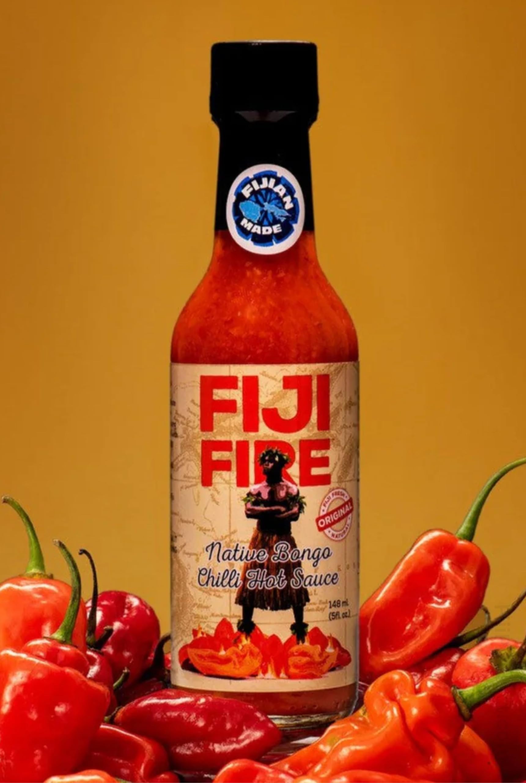 Amazon.com : FIJI Fire Chilli HOT Sauce (Value Pack of 1 x 5 Oz