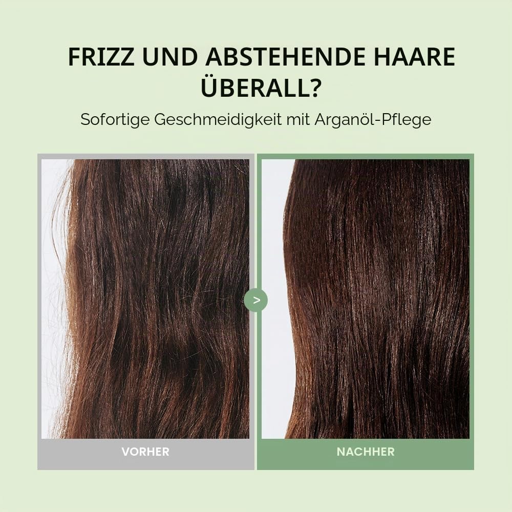 haruharu wonder Black Bamboo Frizz-free hair oil, Lightweight Texture with Argan Oil, Smooths Frizz, Adds Shine, Soft Finish, For All Hair Types, Styling & Finishing, 80ml
