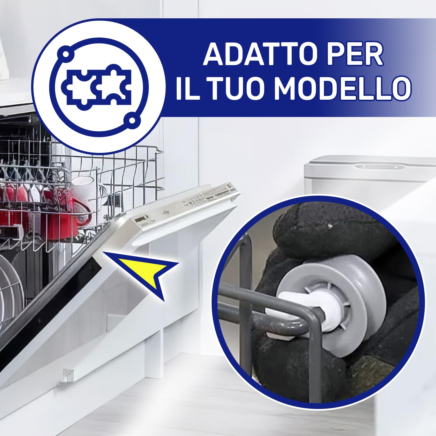 Bosch - Ruota Di Cestello Superiore - 00611666 - Foto 6
