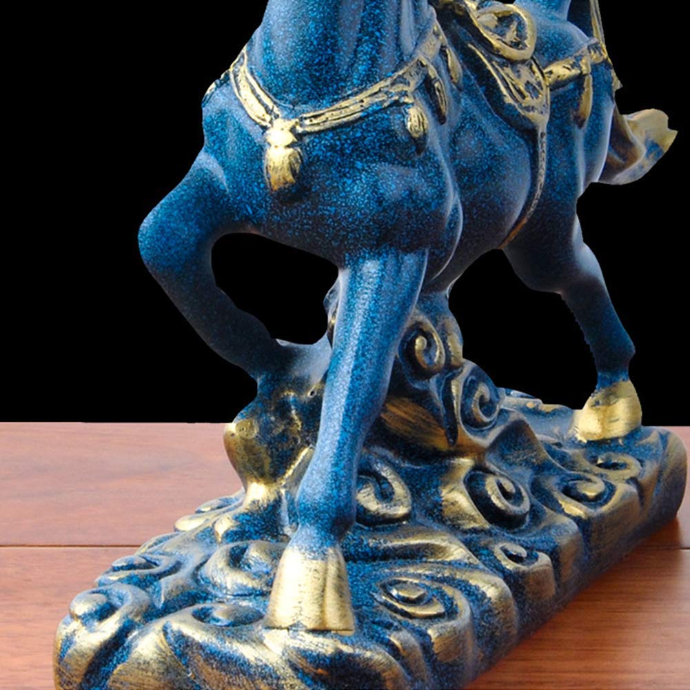 Amazon.co.jp: 像の素晴らしい家庭園の彫刻彫刻の装飾Feng Shui Horse