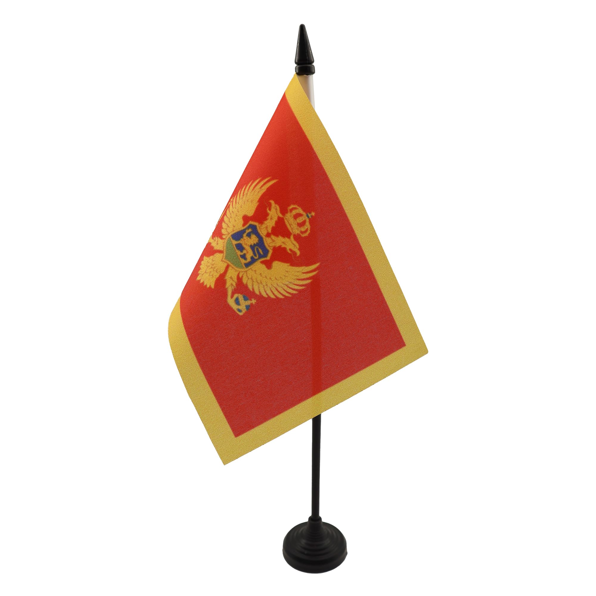 AZ FLAG Montenegro Table Flag 4x6 in 100D Polyester Plastic Base